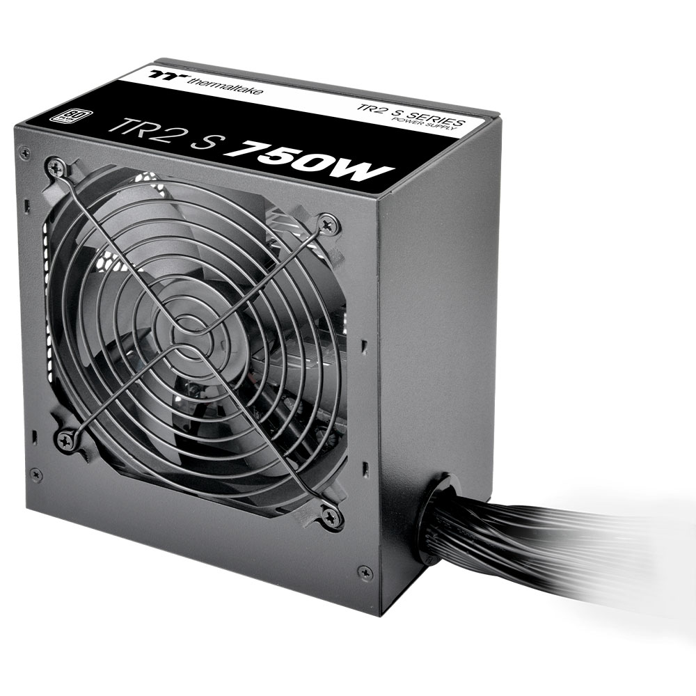 Imagem de FONTE DE ALIMENTACAO THERMALTAKE 750W TR2 S 80 PLUS ATX 3.0 PCI-E 5.1- PS-TRS-0750NNFAWB-1