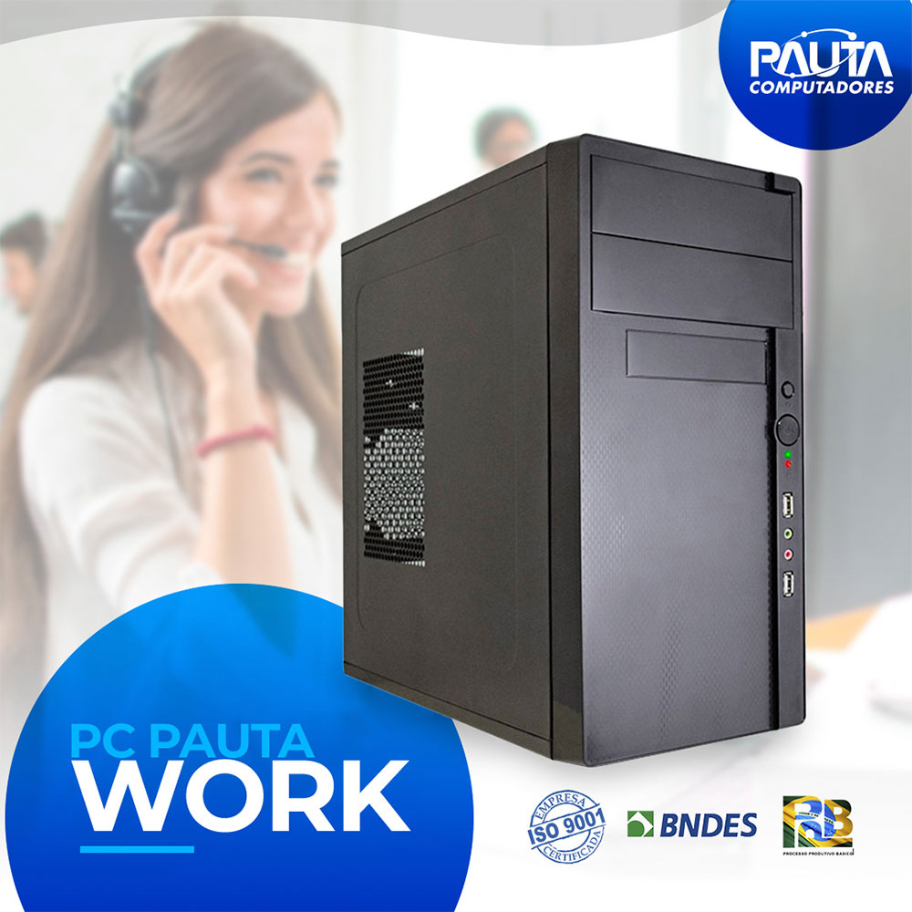 Imagem de PC PAUTA WORK I3-12100F/ 8GB/ 256GB/ FREEDOS/ GEFORCE GT 730 4GB