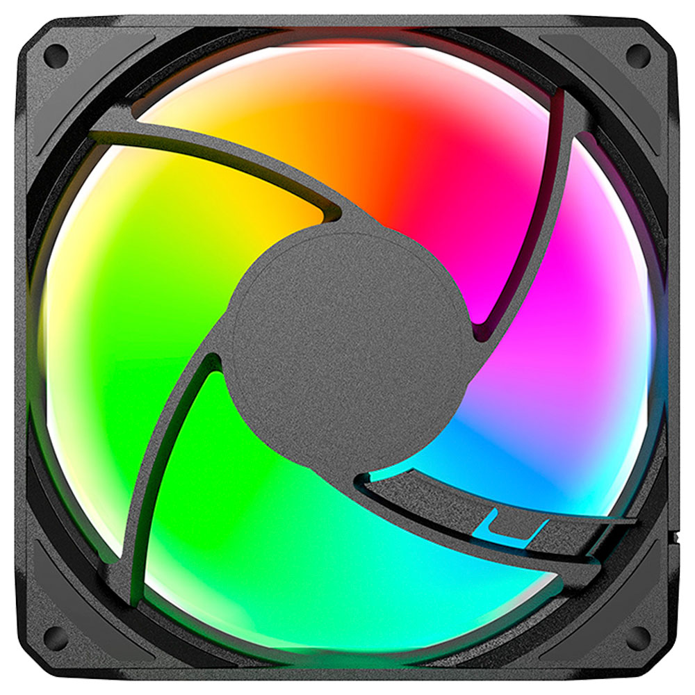 Imagem de COOLER PARA GABINETE C3TECH RGB PRETO F9-L180BKM 120MM