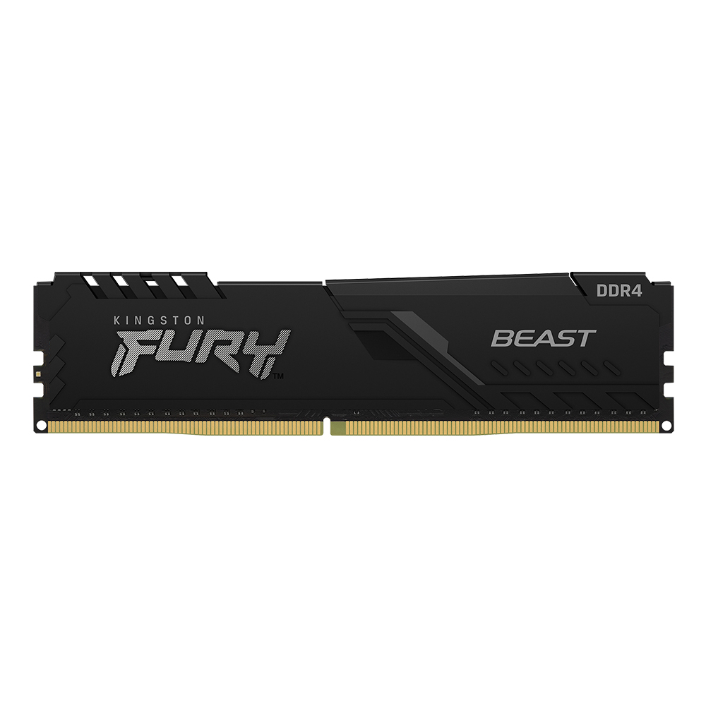 Mostrar detalhes de MEMORIA KINGSTON FURY BEAST 8GB DDR4 3200MHZ 1.35V BLACK DESKTOP - KF432C16BB/8 Imagem de MEMORIA KINGSTON FURY BEAST 8GB DDR4 3200MHZ 1.35V BLACK DESKTOP - KF432C16BB/8