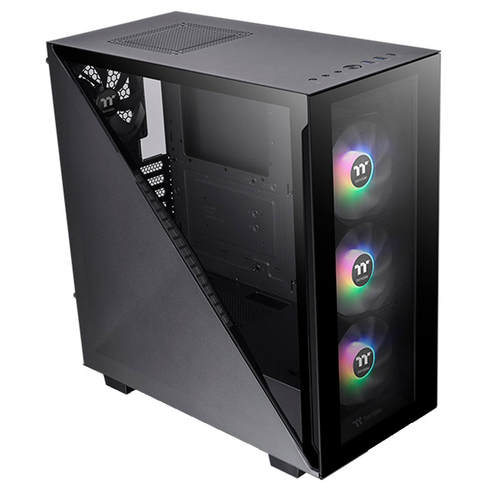 Mostrar detalhes de GABINETE GAMER THERMALTAKE DIVIDER 300 TG ARGB PRETO C/ 3 FANS - CA-1S2-00M1WN-01 Imagem de GABINETE GAMER THERMALTAKE DIVIDER 300 TG ARGB PRETO C/ 3 FANS - CA-1S2-00M1WN-01