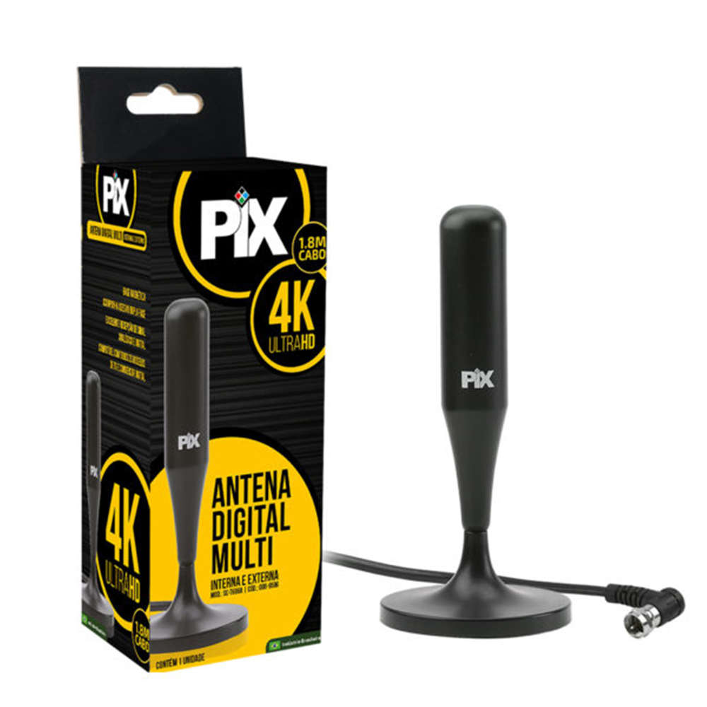 Mostrar detalhes de ANTENA DE TV INTERNA HDTV 1.8M BASE C/ IMA PLUG 90 GRAUS PRETO PIX - 008-9506 Imagem de ANTENA DE TV INTERNA HDTV 1.8M BASE C/ IMA PLUG 90 GRAUS PRETO PIX - 008-9506