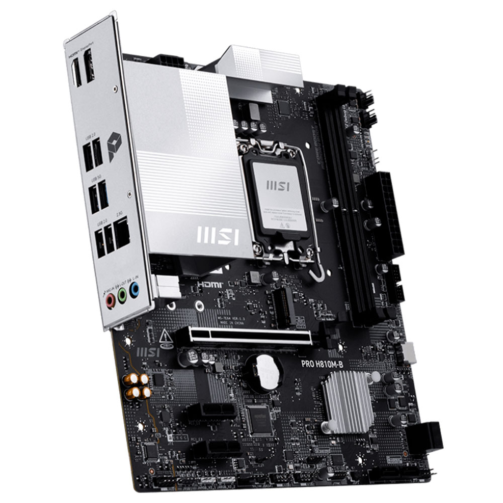 Imagem de PLACA MAE (INTEL) MSI PRO H810M-B DDR5 LGA1851 ULTRA PROCESSORS