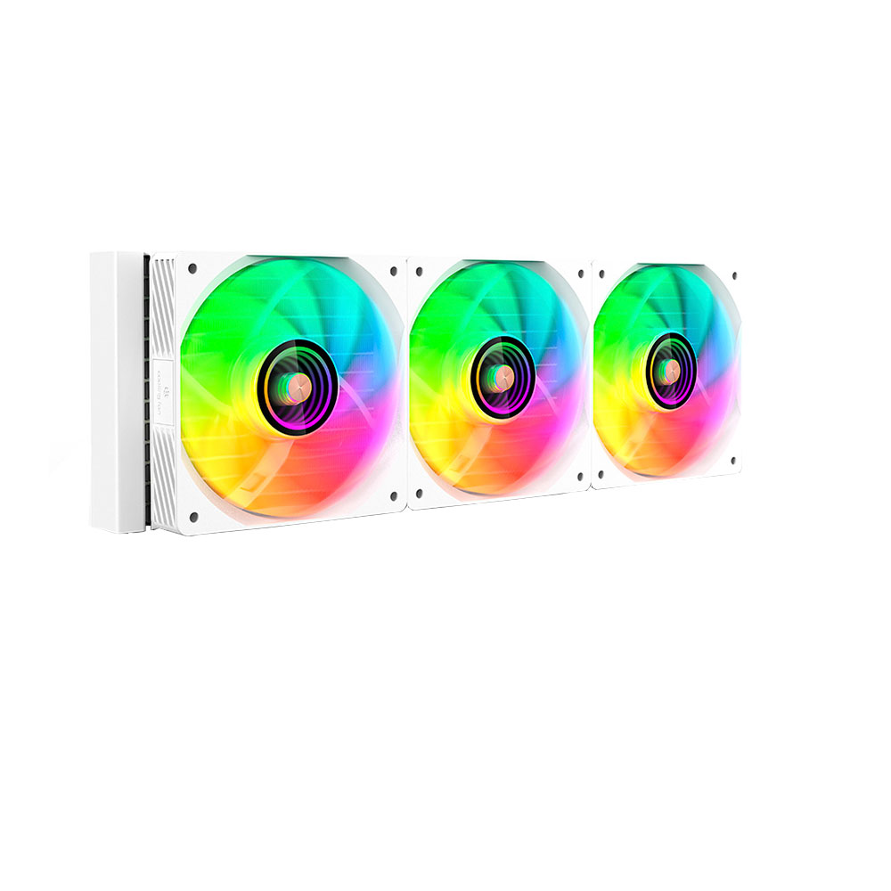 Imagem de WATER COOLER C3TECH 360MM FC-W360WHV2 BRANCO ARGB