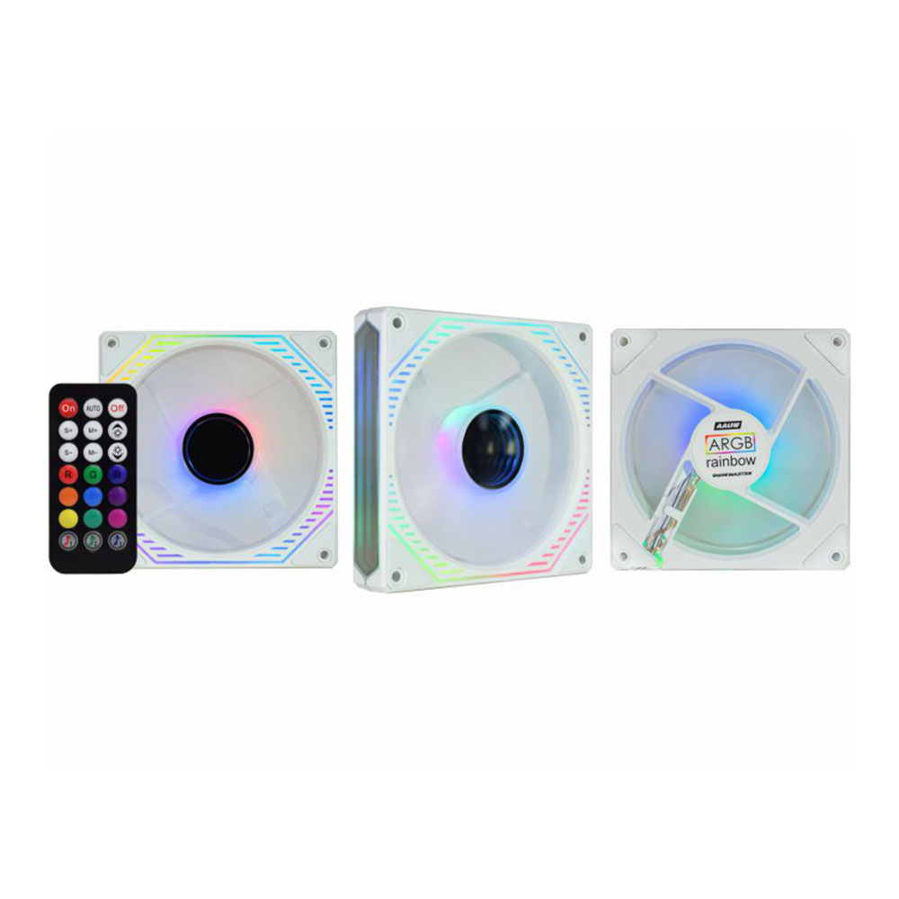 Mostrar detalhes de KIT COOLER K-MEX ARGB AAUW INFINITY3D 3 COOLERS 120 MM COM CONTROLADORA Imagem de KIT COOLER K-MEX ARGB AAUW INFINITY3D 3 COOLERS 120 MM COM CONTROLADORA