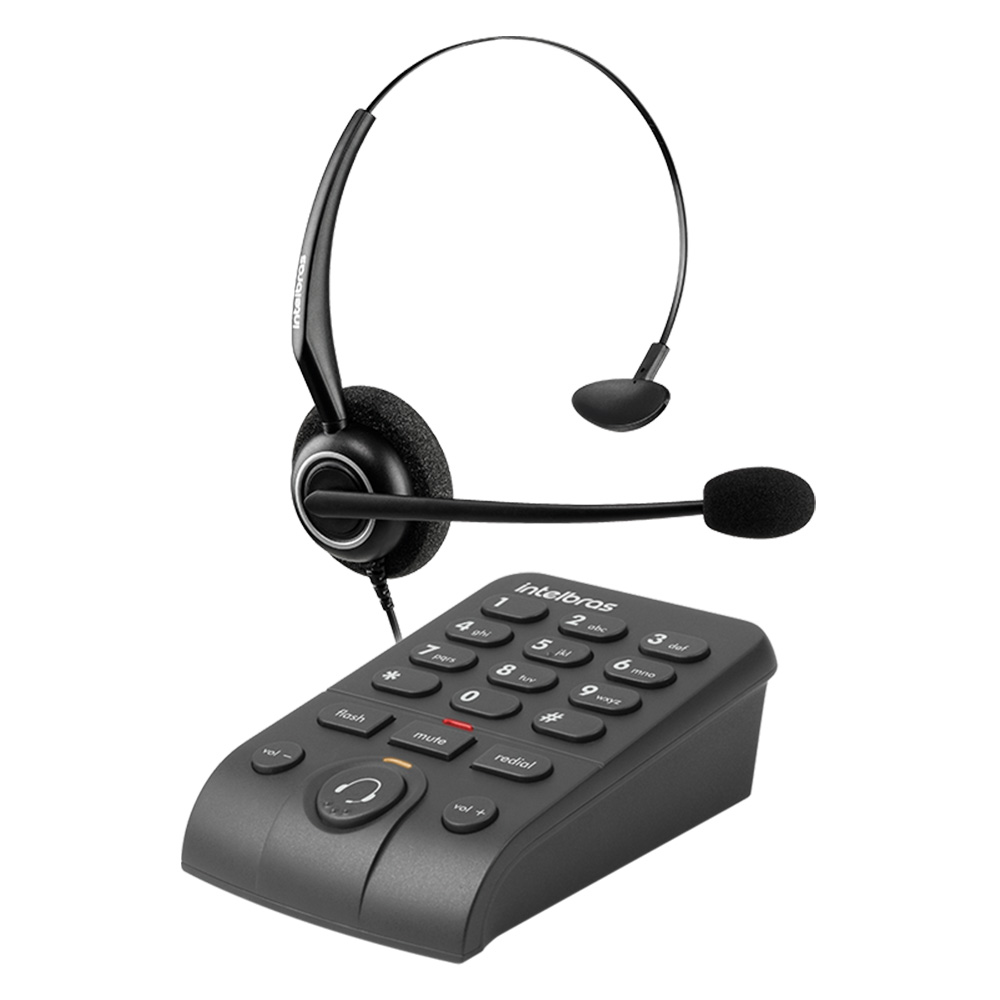 Mostrar detalhes de TELEFONE INTELBRAS HEADSET ANALOGICO HSB 50 4013330 COM BASE DISCADORA PRETO Imagem de TELEFONE INTELBRAS HEADSET ANALOGICO HSB 50 4013330 COM BASE DISCADORA PRETO