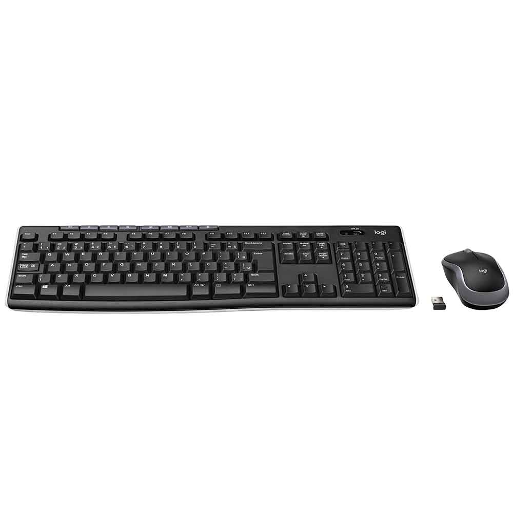 Mostrar detalhes de KIT MOUSE E TECLADO LOGITECH MK270 SEM FIO PRETO Imagem de KIT MOUSE E TECLADO LOGITECH MK270 SEM FIO PRETO