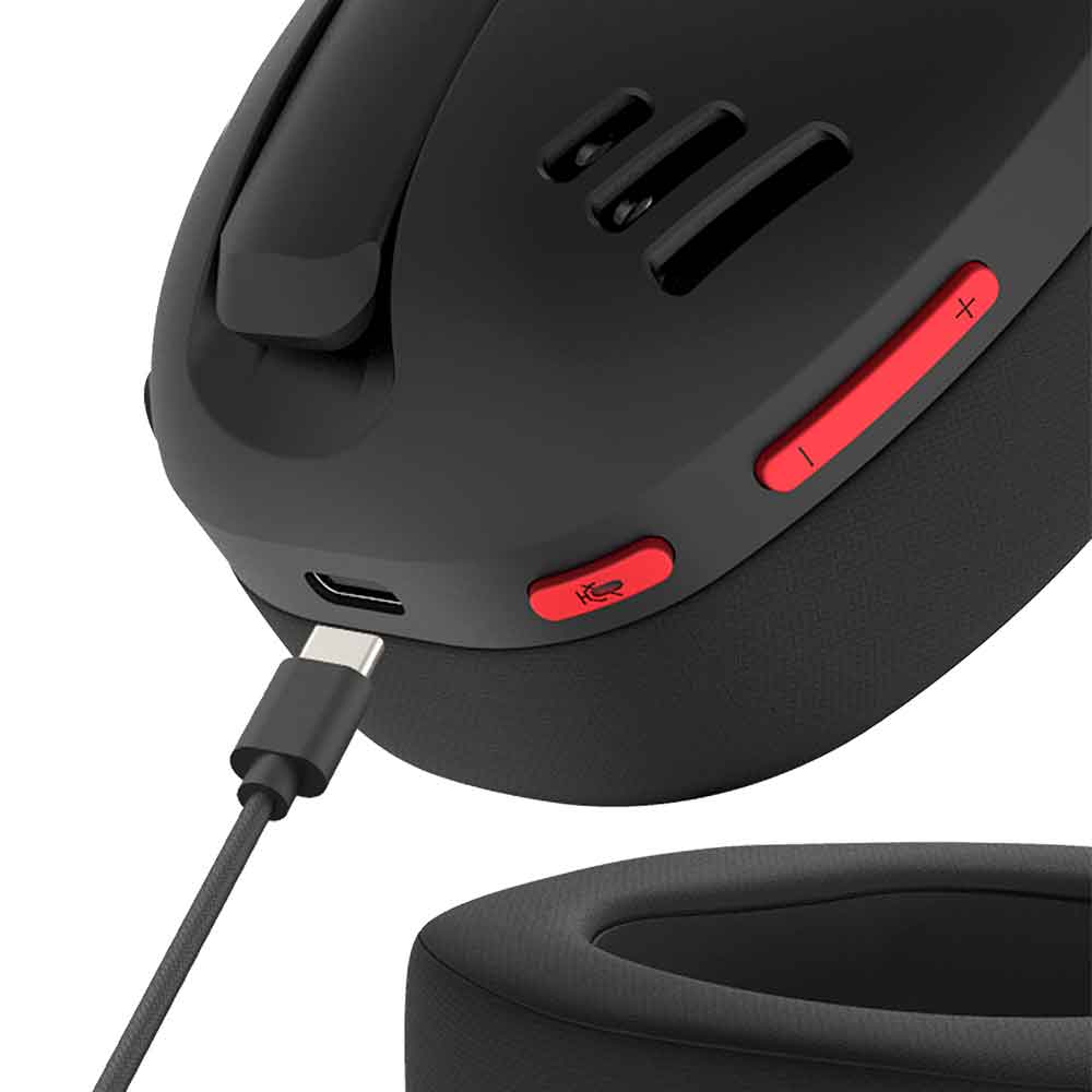 Imagem de HEADSET GAMER REDRAGON SEM FIO IRE PRO PRETO H848