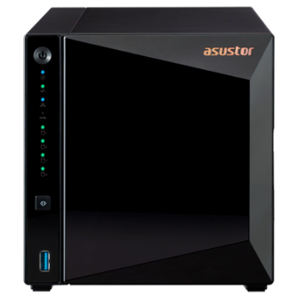 Mostrar detalhes de STORAGE NAS ASUSTOR TORRE S/HD 4 BAIAS REALTEK RTD1619B 1PORTA LAN 2.5GB - AS3304T V2-US Imagem de STORAGE NAS ASUSTOR TORRE S/HD 4 BAIAS REALTEK RTD1619B 1PORTA LAN 2.5GB - AS3304T V2-US