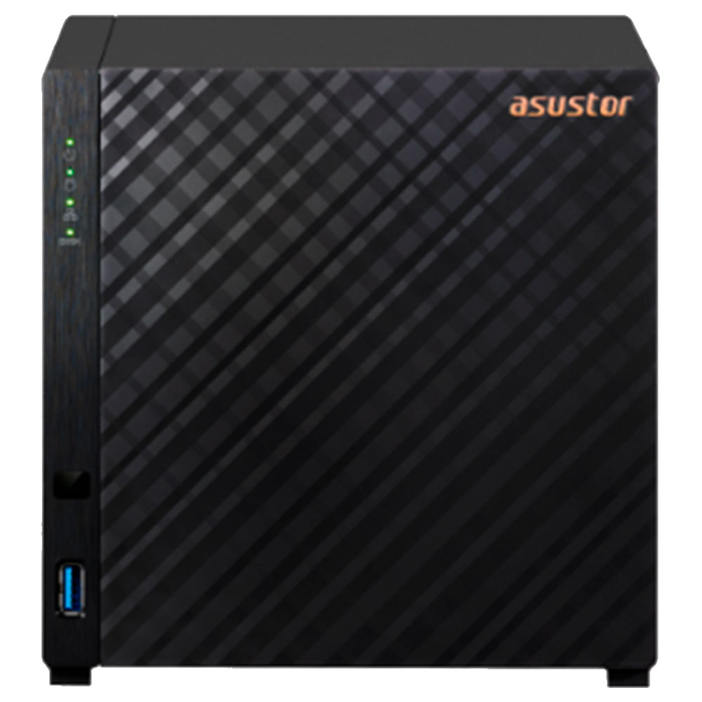 Imagem de STORAGE NAS ASUSTOR TORRE S/HD 4 BAIAS REALTEK RTD1619B 1 PORTA LAN 2.5 - AS1204T-US