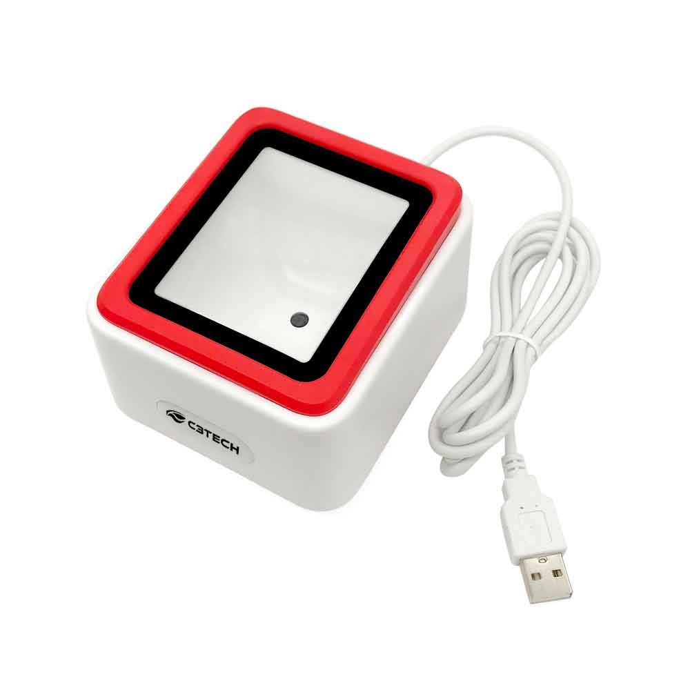 Imagem de LEITOR DE CODIGO DE BARRAS USB LB-D100WH C3TECH