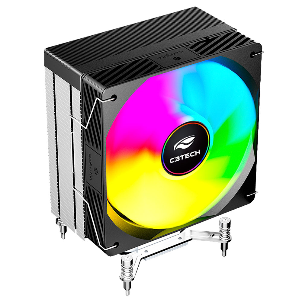 Mostrar detalhes de COOLER PARA PROCESSADOR C3TECH MULTICOLOR 120MM FC-L140M Imagem de COOLER PARA PROCESSADOR C3TECH MULTICOLOR 120MM FC-L140M