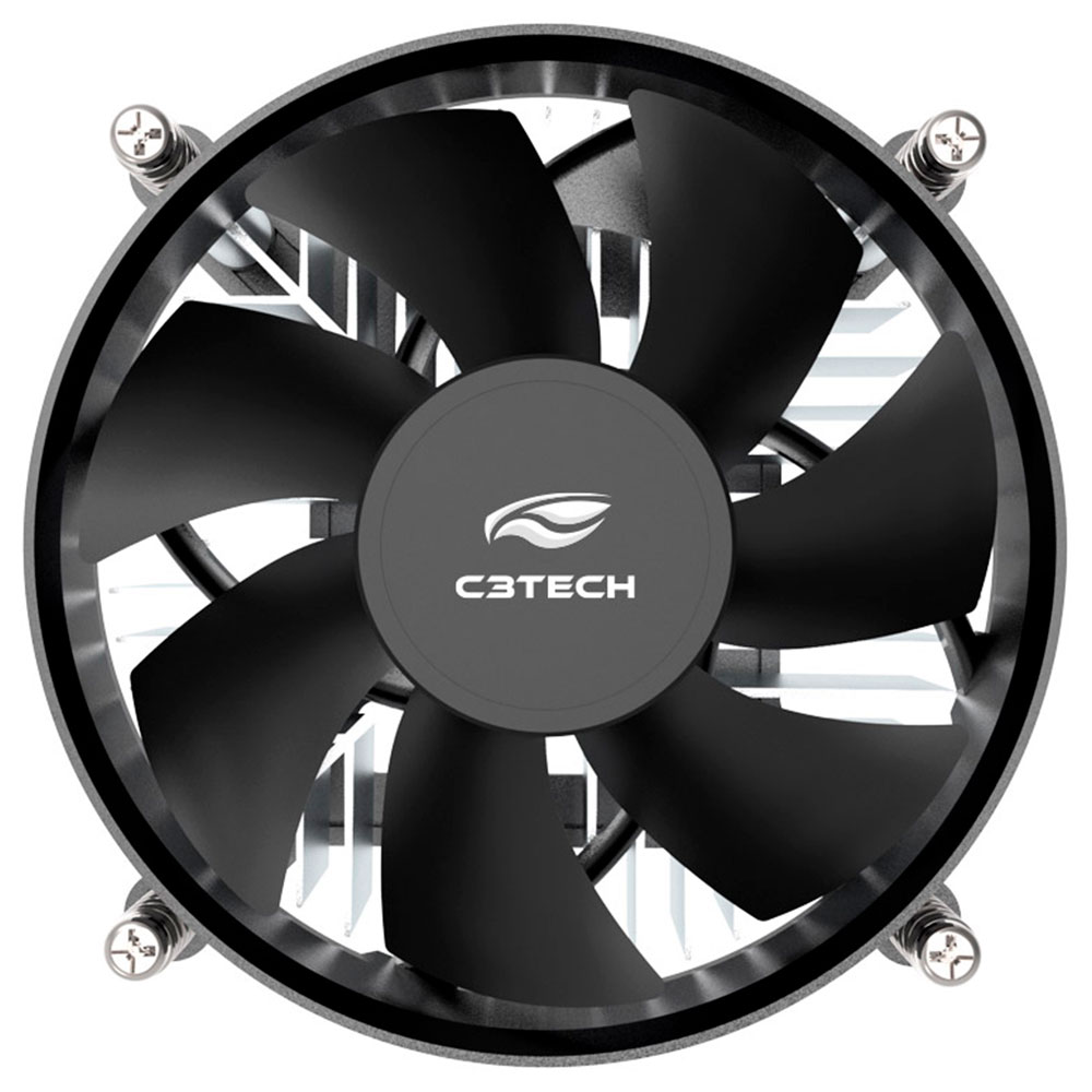 Mostrar detalhes de COOLER PARA PROCESSADOR C3TECH 90MM FC-20BK Imagem de COOLER PARA PROCESSADOR C3TECH 90MM FC-20BK