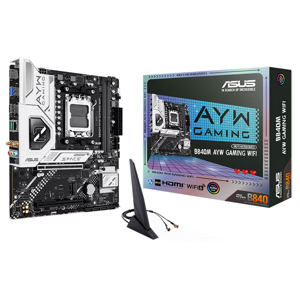 Imagem de PLACA MAE (AMD) ASUS B840M AYW GAMING WIFI DDR5 AM5
