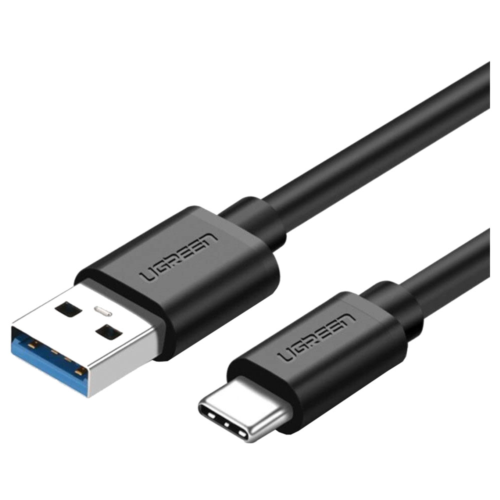 Imagem de CABO UGREEN USB-C PARA USB-A 3.0 2A 2M PRETO - US184