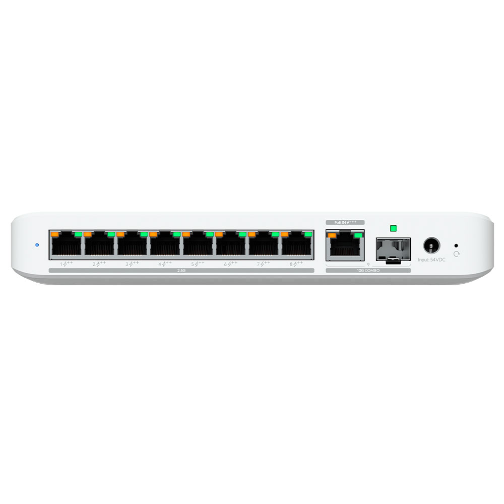 Imagem de SWITCH UBIQUITI GERENCIAVEL 08 PORTAS 2.5 GIGABIT USW-FLEX-2.5G-8-POE SEM FONTE