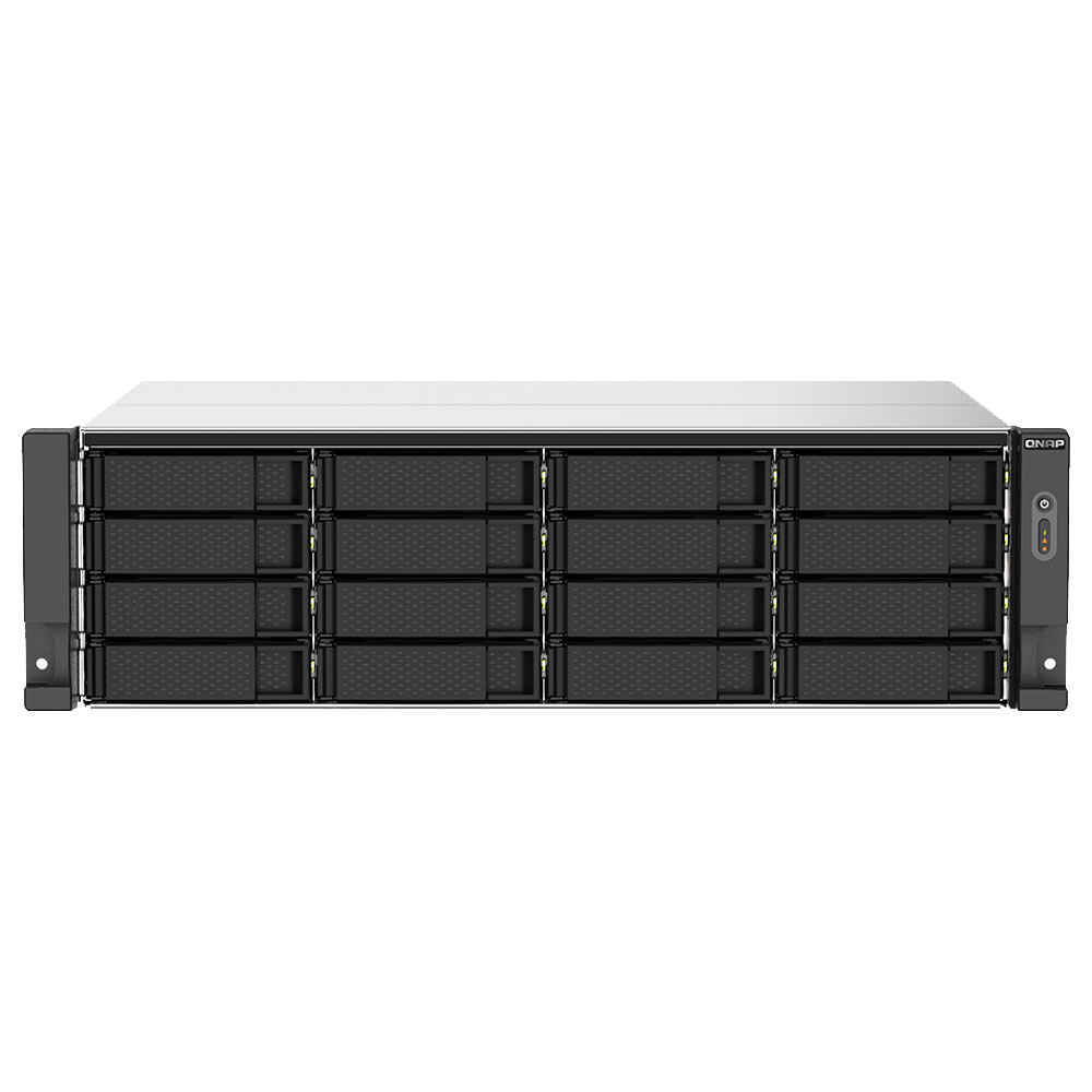 Imagem de STORAGE NAS QNAP 16 BAIAS AMD RYZEN QUAD CORE 16G E 2 PORTAS 2.5GB - TS-1673AU-RP-16G-US