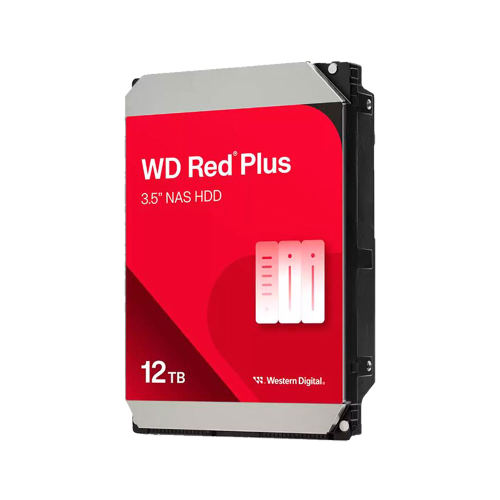 Mostrar detalhes de HDD WD RED PLUS 12 TB NAS PARA SERVIDOR 24X7 - WD120EFGX Imagem de HDD WD RED PLUS 12 TB NAS PARA SERVIDOR 24X7 - WD120EFGX