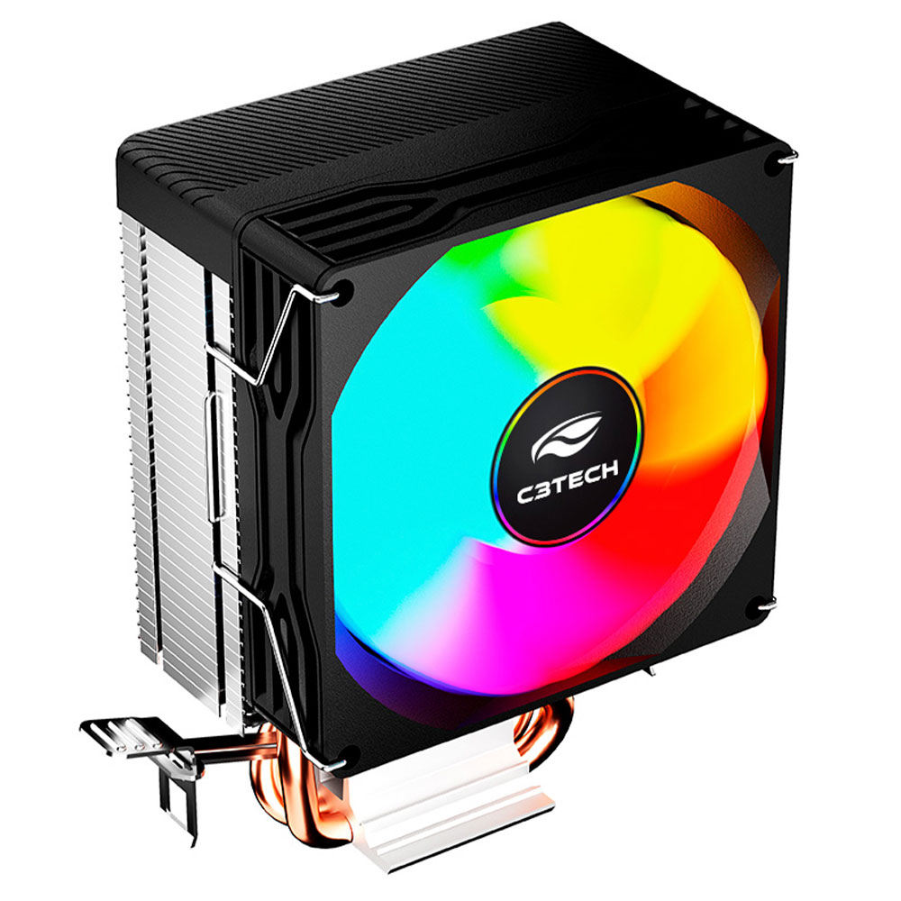 Mostrar detalhes de COOLER PARA PROCESSADOR C3TECH MULTICOLOR 90MM FC-L120M Imagem de COOLER PARA PROCESSADOR C3TECH MULTICOLOR 90MM FC-L120M