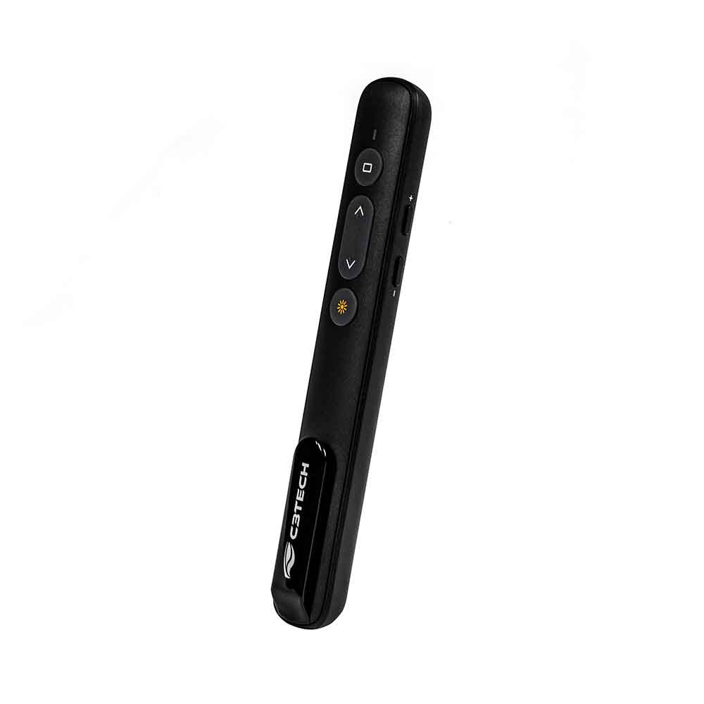 Mostrar detalhes de APRESENTADOR C3TECH SEM FIO PRETO AP-600 Imagem de APRESENTADOR C3TECH SEM FIO PRETO AP-600