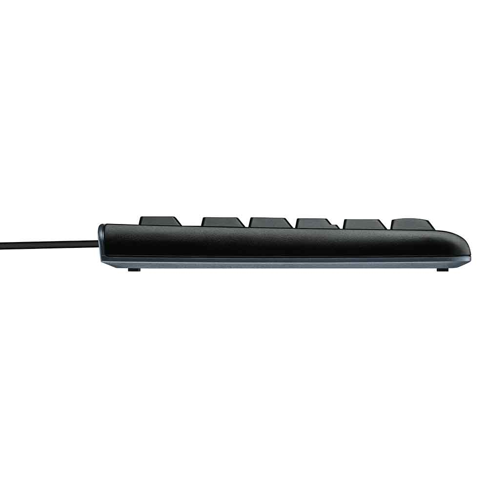 Imagem de KIT MOUSE E TECLADO LOGITECH MK120 COM FIO USB PTO