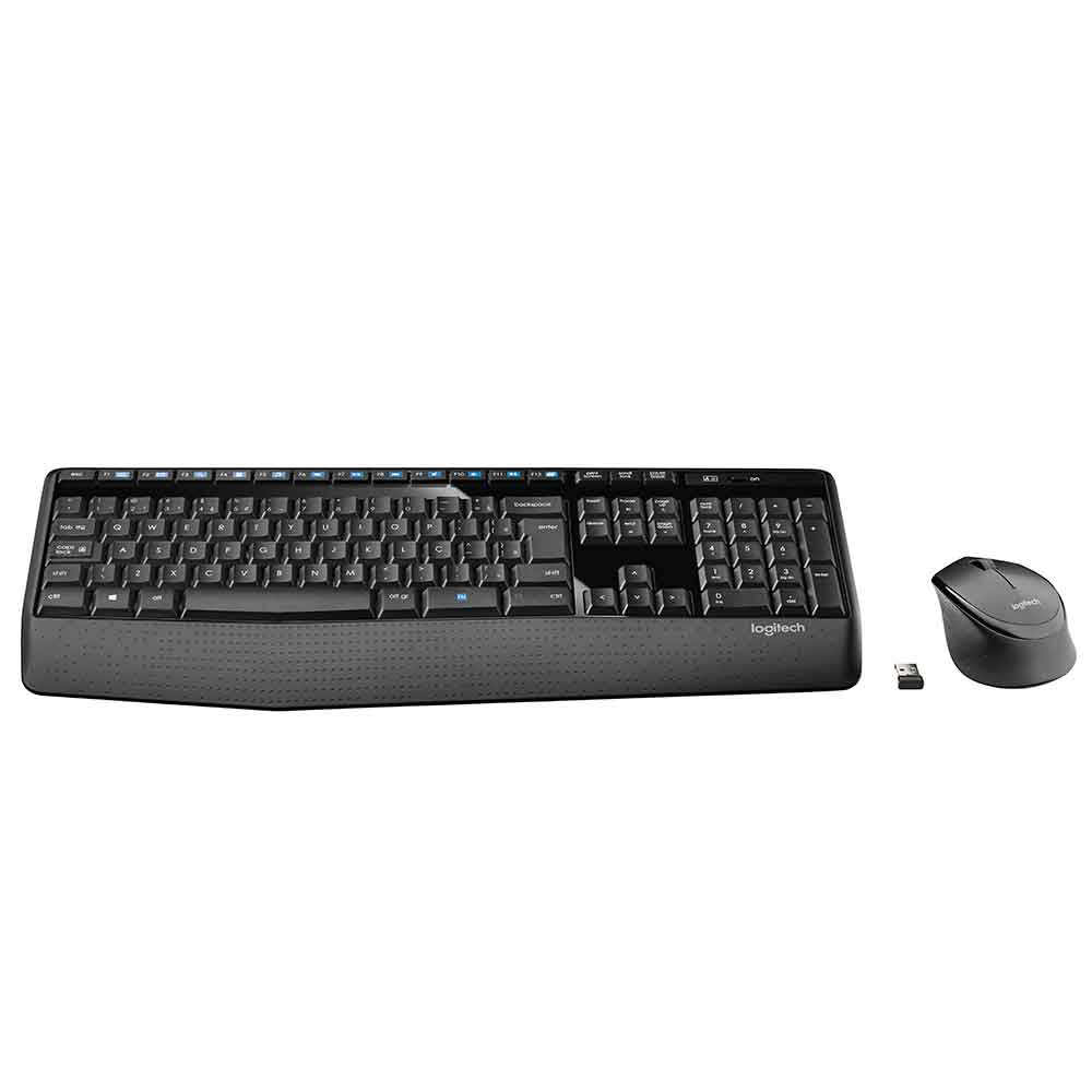 Mostrar detalhes de KIT MOUSE E TECLADO LOGITECH MK345 SEM FIO PRETO Imagem de KIT MOUSE E TECLADO LOGITECH MK345 SEM FIO PRETO