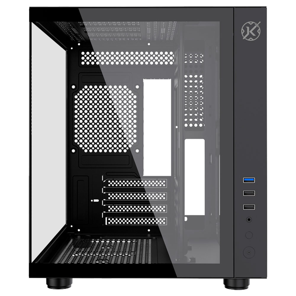 Imagem de GABINETE GAMER KALKAN MIDGARD PRETO SEM FAN KLK00039