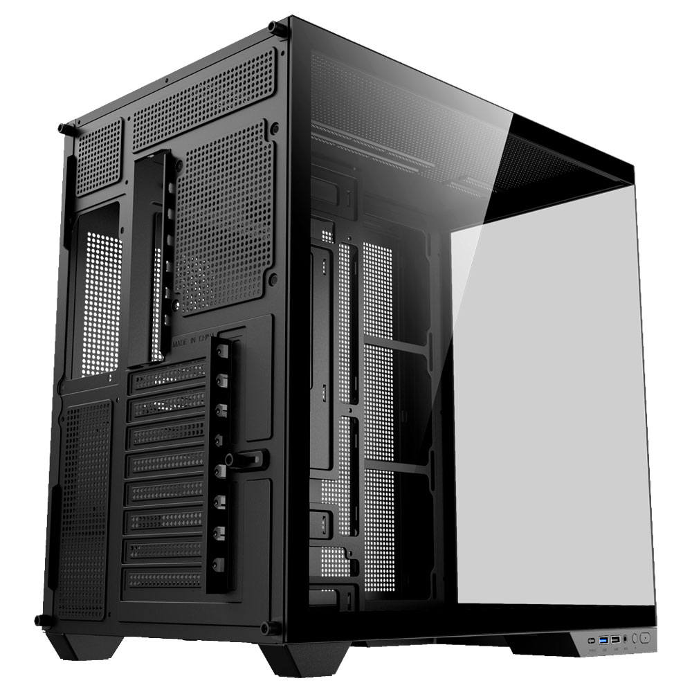 Imagem de GABINETE GAMER KALKAN SKYE PRETO SEM FAN KLK00041