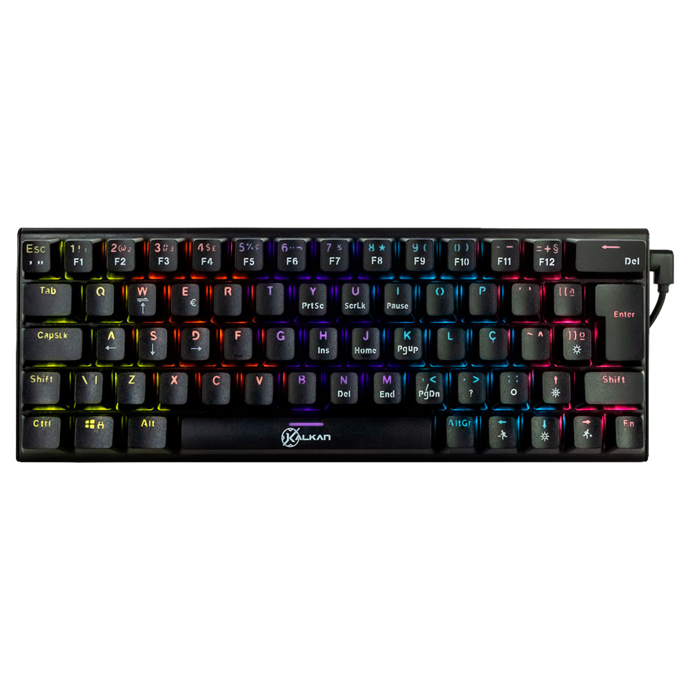 Mostrar detalhes de TECLADO KALKAN MECANICO GAMER LOKI 60% PRETO SWITCH BROWN KLK00015 Imagem de TECLADO KALKAN MECANICO GAMER LOKI 60% PRETO SWITCH BROWN KLK00015