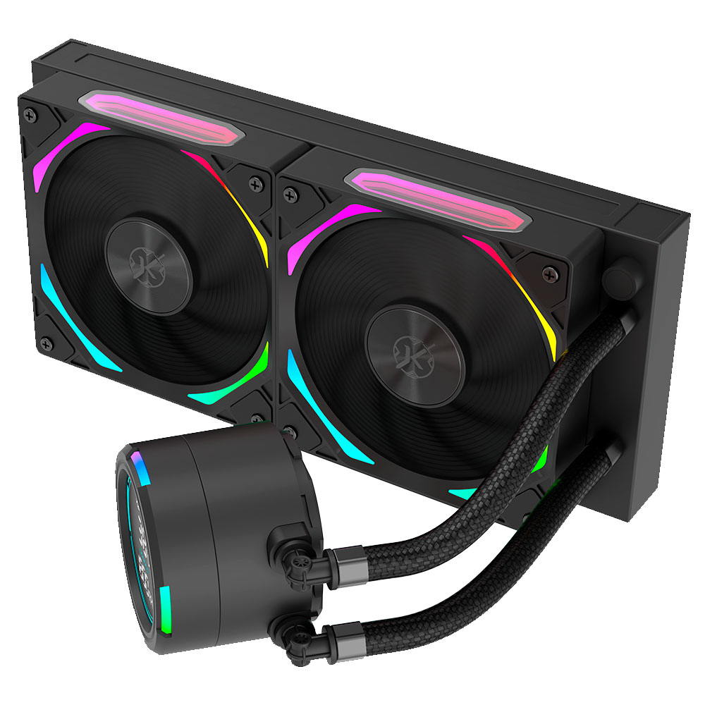 Imagem de WATER COOLER KALKAN DELTA V2 240MM ARGB PRETO KLK00066