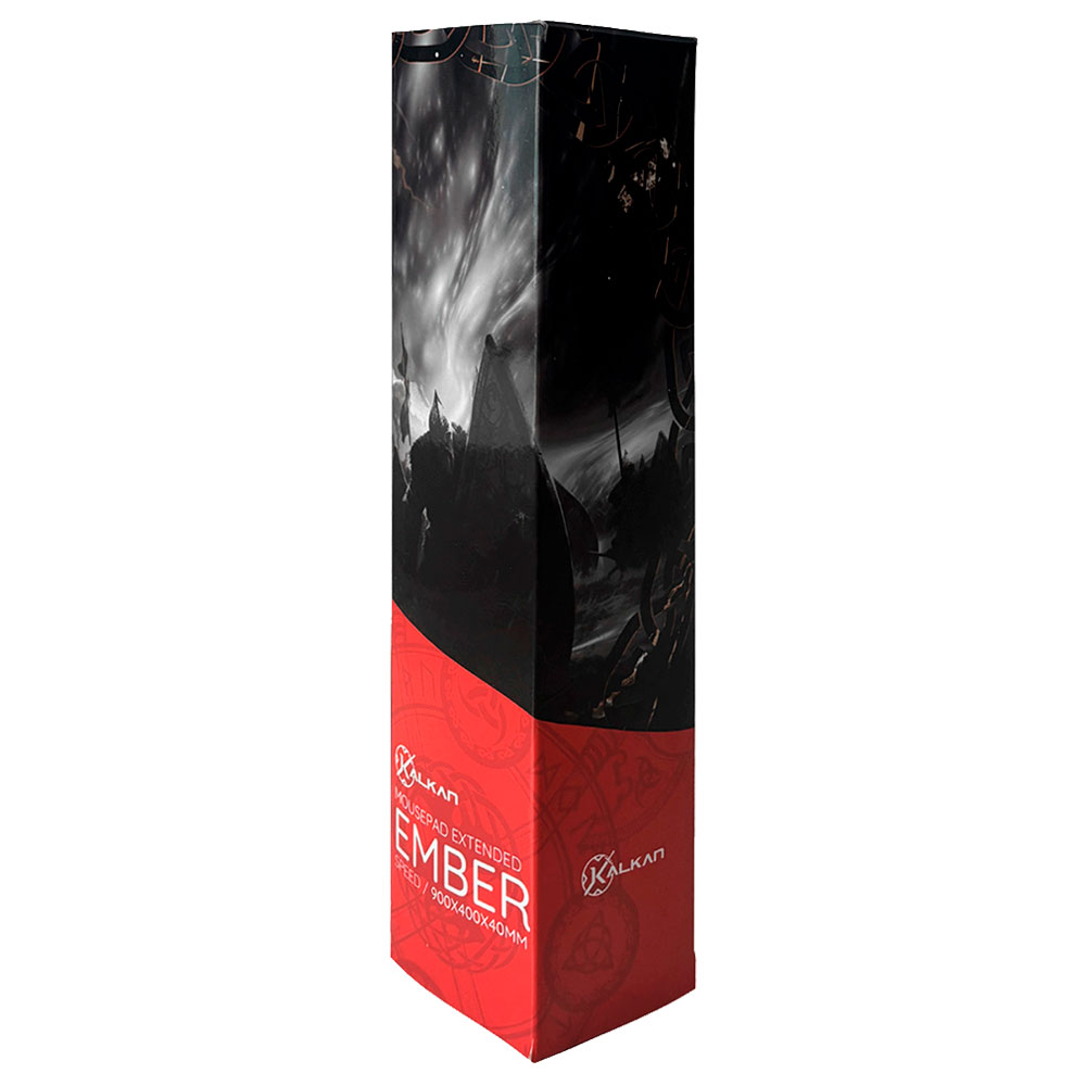 Imagem de MOUSEPAD KALKAN 900X400X4MM EMBER PRETO KLK00062